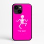 כיסוי בעיצוב אישי עם השם שלך לדגם - Apple iPhone 16e בעיצוב סקלטון