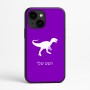 כיסוי בעיצוב אישי עם השם שלך לדגם - Apple iPhone 16e בעיצוב דינוזאור