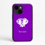 כיסוי בעיצוב אישי עם השם שלך לדגם - Apple iPhone 16e בעיצוב ראש פיל