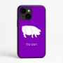 כיסוי בעיצוב אישי עם השם שלך לדגם - Apple iPhone 16e בעיצוב חזיר