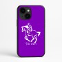 כיסוי בעיצוב אישי עם השם שלך לדגם - Apple iPhone 16e בעיצוב רוכב סוסים 2