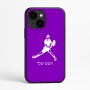 כיסוי בעיצוב אישי עם השם שלך לדגם - Apple iPhone 16e בעיצוב שחקן טניס