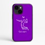 כיסוי בעיצוב אישי עם השם שלך לדגם - Apple iPhone 16e בעיצוב שחקן כדורעף