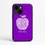 כיסוי בעיצוב אישי עם השם שלך לדגם - Apple iPhone 16e בעיצוב הדפס תפוח