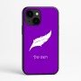 כיסוי בעיצוב אישי עם השם שלך לדגם - Apple iPhone 16e בעיצוב נוצת נוצה