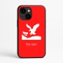 כיסוי בעיצוב אישי עם השם שלך לדגם - Apple iPhone 16e בעיצוב נשר אמריקאי