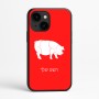 כיסוי בעיצוב אישי עם השם שלך לדגם - Apple iPhone 16e בעיצוב חזיר