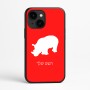 כיסוי בעיצוב אישי עם השם שלך לדגם - Apple iPhone 16e בעיצוב קרנף