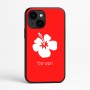 כיסוי בעיצוב אישי עם השם שלך לדגם - Apple iPhone 16e בעיצוב פרח היביסקוס