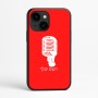 כיסוי בעיצוב אישי עם השם שלך לדגם - Apple iPhone 16e בעיצוב מיקרופון