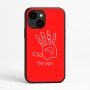 כיסוי בעיצוב אישי עם השם שלך לדגם - Apple iPhone 16e בעיצוב יד