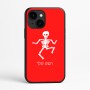 כיסוי בעיצוב אישי עם השם שלך לדגם - Apple iPhone 16e בעיצוב סקלטון