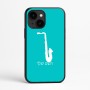 כיסוי בעיצוב אישי עם השם שלך לדגם - Apple iPhone 16e בעיצוב סקסופון