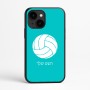 כיסוי בעיצוב אישי עם השם שלך לדגם - Apple iPhone 16e בעיצוב כדור כדורעף
