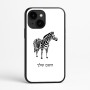 כיסוי בעיצוב אישי עם השם שלך לדגם - Apple iPhone 16e בעיצוב זברה