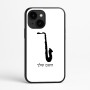 כיסוי בעיצוב אישי עם השם שלך לדגם - Apple iPhone 16e בעיצוב סקסופון