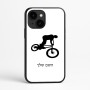 כיסוי בעיצוב אישי עם השם שלך לדגם - Apple iPhone 16e בעיצוב רוכב אופניים