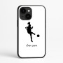 כיסוי בעיצוב אישי עם השם שלך לדגם - Apple iPhone 16e בעיצוב שחקנית כדורגל - אישה