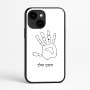 כיסוי בעיצוב אישי עם השם שלך לדגם - Apple iPhone 16e בעיצוב יד