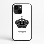כיסוי בעיצוב אישי עם השם שלך לדגם - Apple iPhone 16e בעיצוב כתר מלכותי