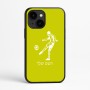 כיסוי בעיצוב אישי עם השם שלך לדגם - Apple iPhone 16e בעיצוב שחקן כדורגל