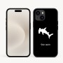 כיסוי בעיצוב אישי עם השם שלך לדגם - Apple iPhone 16e בעיצוב כריש ראש פטיש