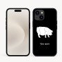 כיסוי בעיצוב אישי עם השם שלך לדגם - Apple iPhone 16e בעיצוב חזיר