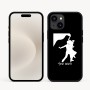 כיסוי בעיצוב אישי עם השם שלך לדגם - Apple iPhone 16e בעיצוב אישה רוקדת עם גבר