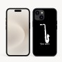 כיסוי בעיצוב אישי עם השם שלך לדגם - Apple iPhone 16e בעיצוב סקסופון