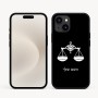 כיסוי בעיצוב אישי עם השם שלך לדגם - Apple iPhone 16e בעיצוב מזלות - מאזניים