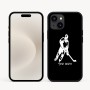 כיסוי בעיצוב אישי עם השם שלך לדגם - Apple iPhone 16e בעיצוב שחקן הוקי
