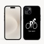 כיסוי בעיצוב אישי עם השם שלך לדגם - Apple iPhone 16e בעיצוב אופניים אולימפיים