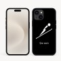 כיסוי בעיצוב אישי עם השם שלך לדגם - Apple iPhone 16e בעיצוב קפיצת סקי אולימפית