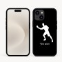 כיסוי בעיצוב אישי עם השם שלך לדגם - Apple iPhone 16e בעיצוב שחקן פינג פונג