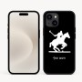 כיסוי בעיצוב אישי עם השם שלך לדגם - Apple iPhone 16e בעיצוב שחקן פולו - סוס