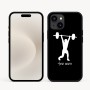 כיסוי בעיצוב אישי עם השם שלך לדגם - Apple iPhone 16e בעיצוב הרמת משקולות