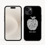 כיסוי בעיצוב אישי עם השם שלך לדגם - Apple iPhone 16e בעיצוב הדפס תפוח