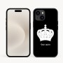 כיסוי בעיצוב אישי עם השם שלך לדגם - Apple iPhone 16e בעיצוב כתר מלכותי