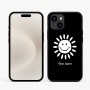 כיסוי בעיצוב אישי עם השם שלך לדגם - Apple iPhone 16e בעיצוב שמש