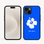 כיסוי בעיצוב אישי עם השם שלך לדגם - Apple iPhone 16e בעיצוב פרח היביסקוס