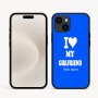 כיסוי בעיצוב אישי עם השם שלך לדגם - Apple iPhone 16e בעיצוב אוהב את החברה שלי