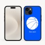 כיסוי בעיצוב אישי עם השם שלך לדגם - Apple iPhone 16e בעיצוב כדורסל