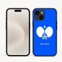 כיסוי בעיצוב אישי עם השם שלך לדגם - Apple iPhone 16e בעיצוב פינג פונג