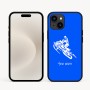 כיסוי בעיצוב אישי עם השם שלך לדגם - Apple iPhone 16e בעיצוב אופנוע שלג
