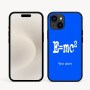 כיסוי בעיצוב אישי עם השם שלך לדגם - Apple iPhone 16e בעיצוב נוסחת אלברט איינשטיין