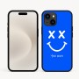 כיסוי בעיצוב אישי עם השם שלך לדגם - Apple iPhone 16e בעיצוב סמיילי
