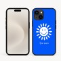 כיסוי בעיצוב אישי עם השם שלך לדגם - Apple iPhone 16e בעיצוב שמש