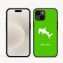 כיסוי בעיצוב אישי עם השם שלך לדגם - Apple iPhone 16e בעיצוב כריש ראש פטיש