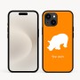 כיסוי בעיצוב אישי עם השם שלך לדגם - Apple iPhone 16e בעיצוב קרנף