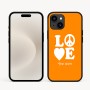 כיסוי בעיצוב אישי עם השם שלך לדגם - Apple iPhone 16e בעיצוב אהבה